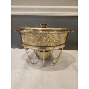 Nice~Vintage~GEORGES BRIARD~Fire-King~Chafing Dish~AMBROSIA~2 Quart Casserole